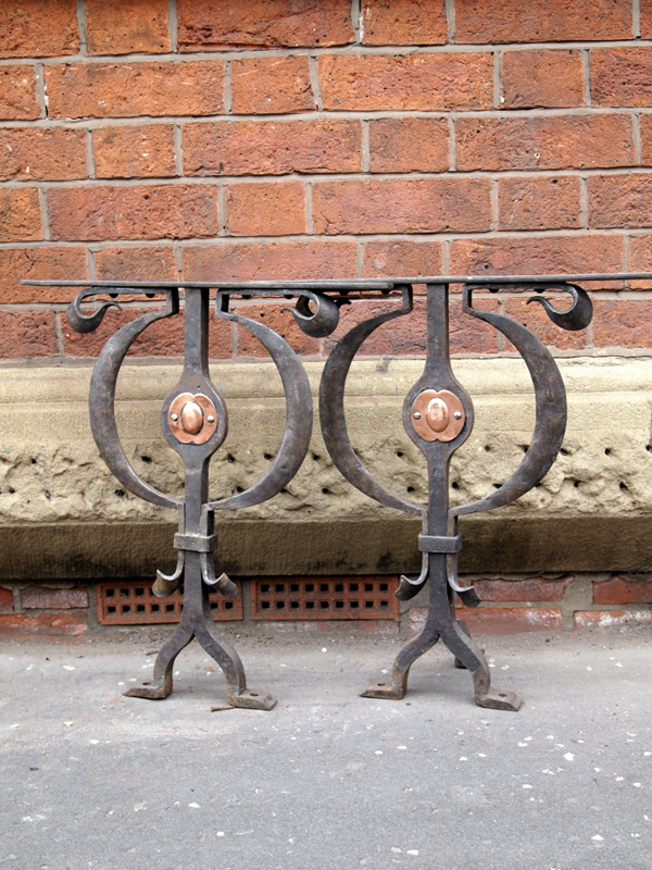 Art Nouveau Bench Legs