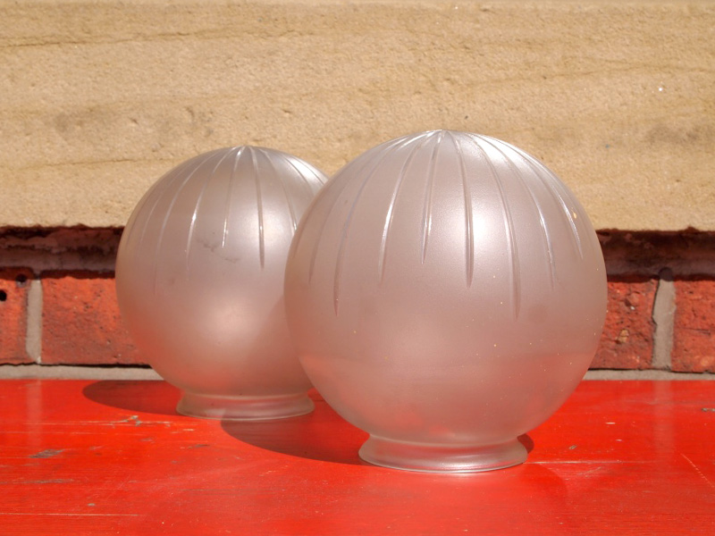 Frosted Glass Globe Shade