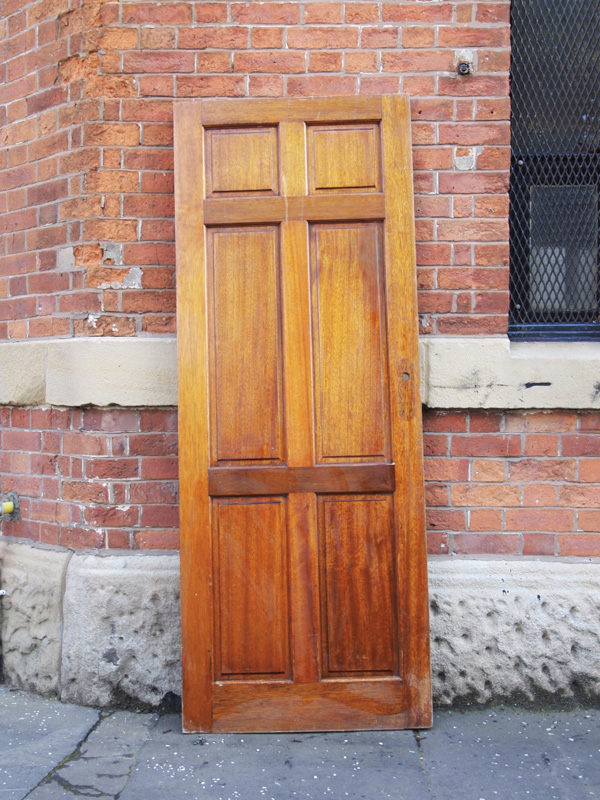 6 Panel Mahogany Interior Door