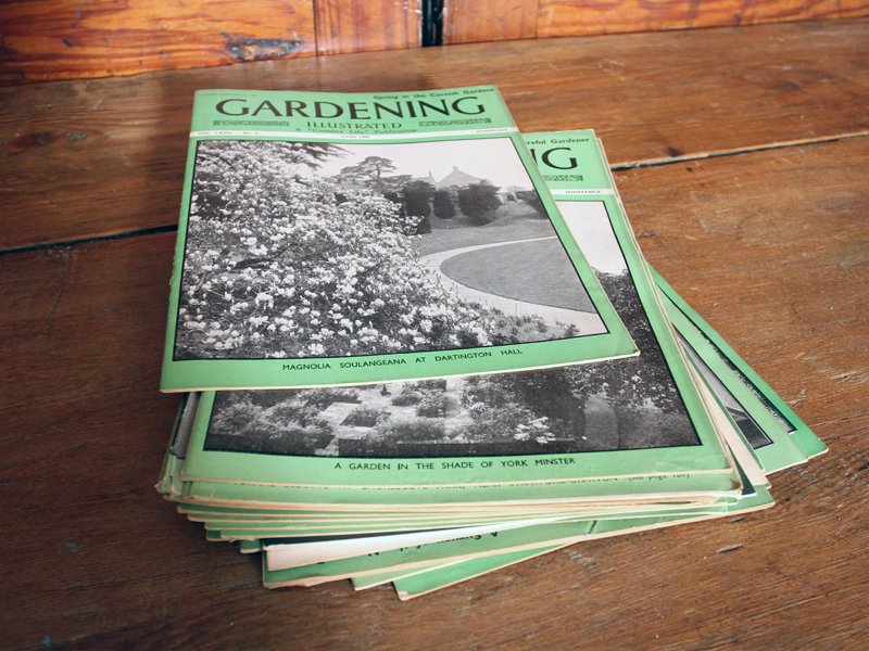 Collection of Vintage Gardening Magazines